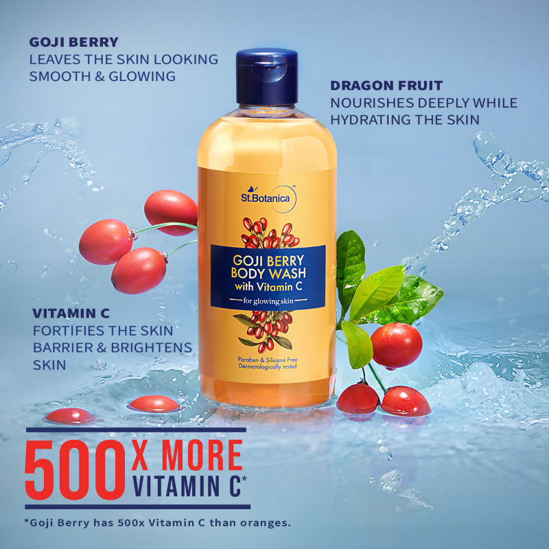 St.Botanica Goji Berry Body Wash With Goji Berry & Vitamin C - Distacart