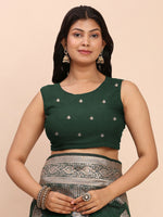 Thumbnail for Astita Banarasi Silk Green Saree