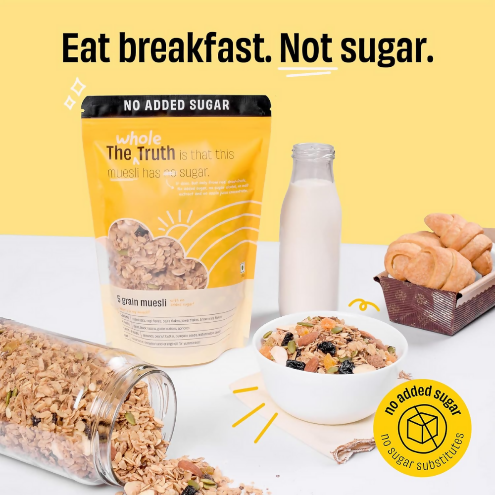 The Whole Truth Unsweetened Peanut Butter Crunchy + Muesli - Breakfast - Distacart