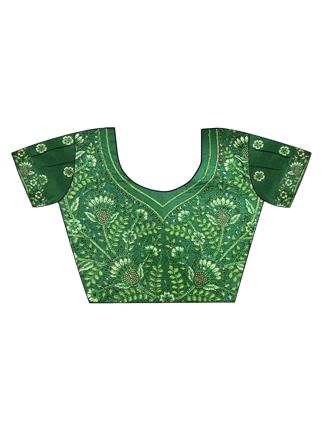 Mitera Ombre Dyed Embroidered Saree - Distacart
