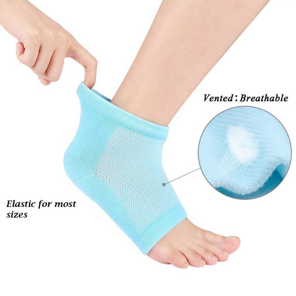 Bronson Professional Gel Heel Socks For Dry Hard Crack Heel - Dista