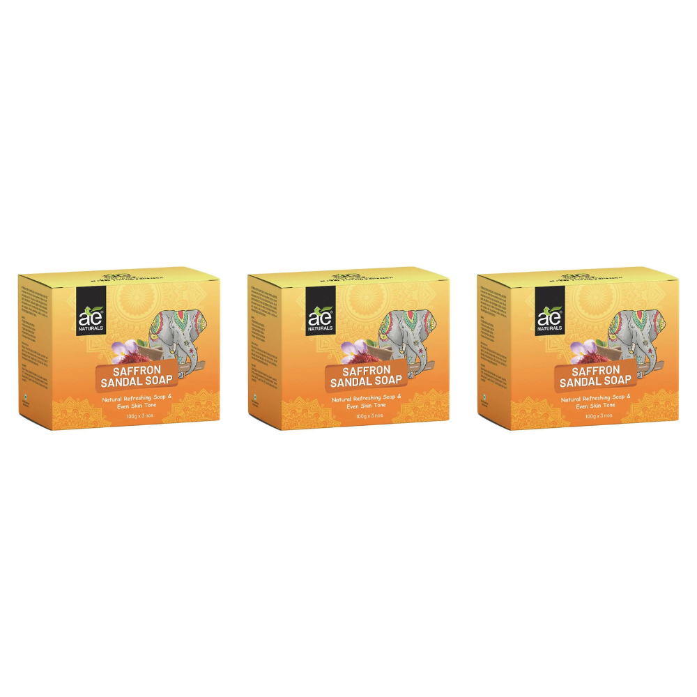Ae Naturals Saffron & Sandal Soap