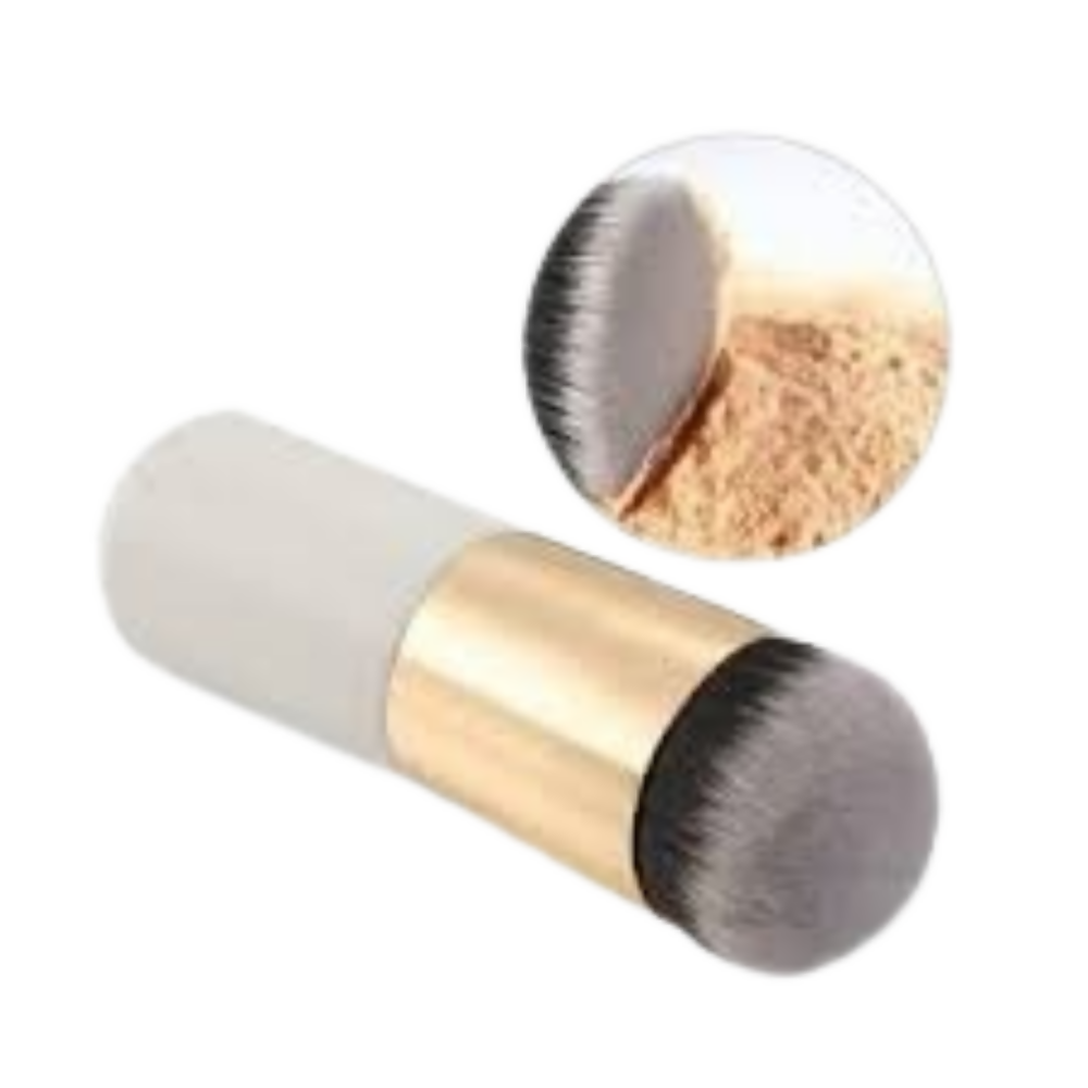 BOLDNYOUNG Makeup Cosmetic Face Powder Blush Brush - White - Dista