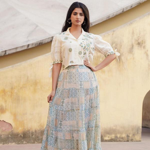 Juniper Pastel Green Whisper Co-Ord Set