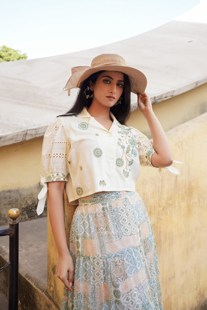 Juniper Pastel Green Whisper Co-Ord Set - Distacart