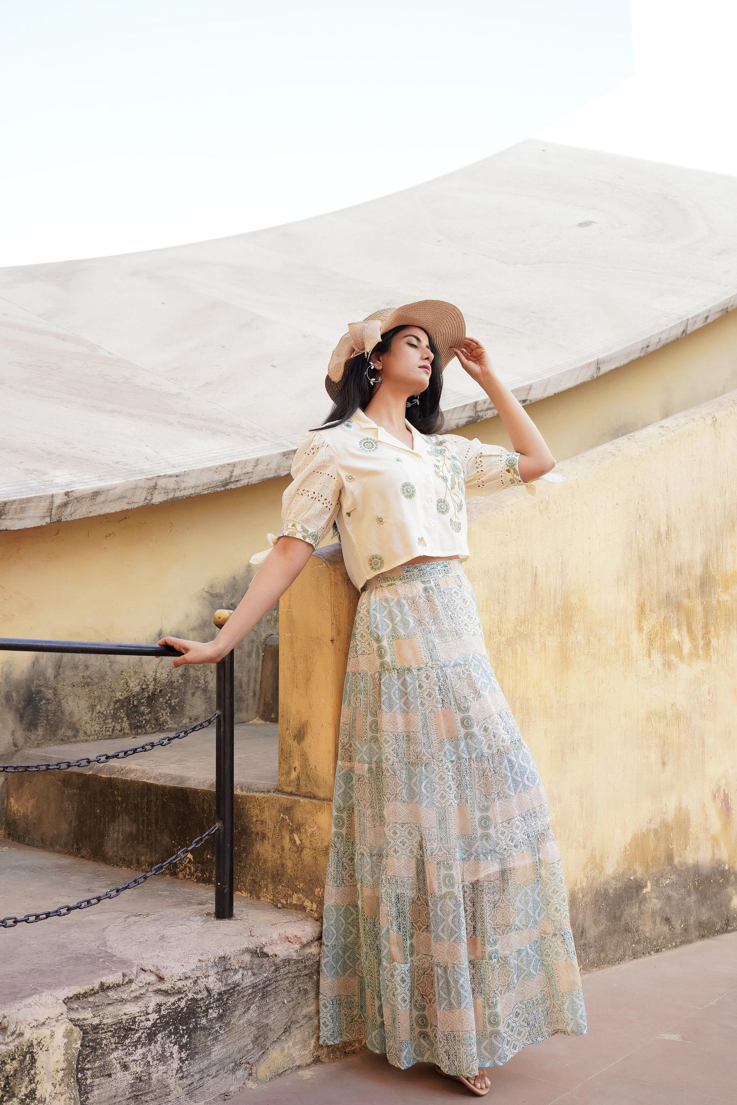 Juniper Pastel Green Whisper Co-Ord Set - Distacart