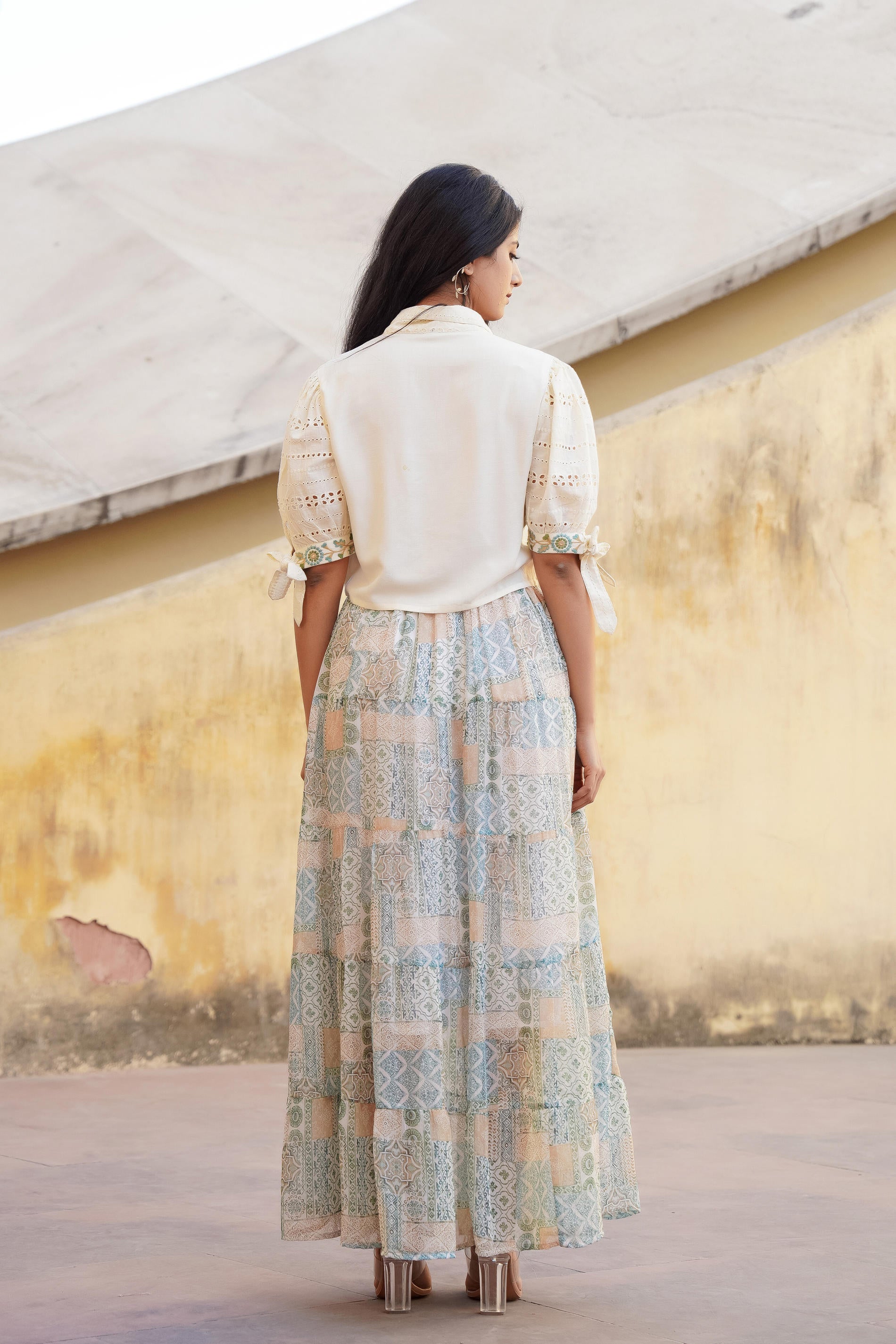 Juniper Pastel Green Whisper Co-Ord Set - Distacart