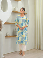 Thumbnail for Juniper Multi Color Straight Kurta