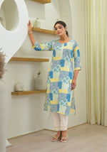 Thumbnail for Juniper Multi Color Straight Kurta