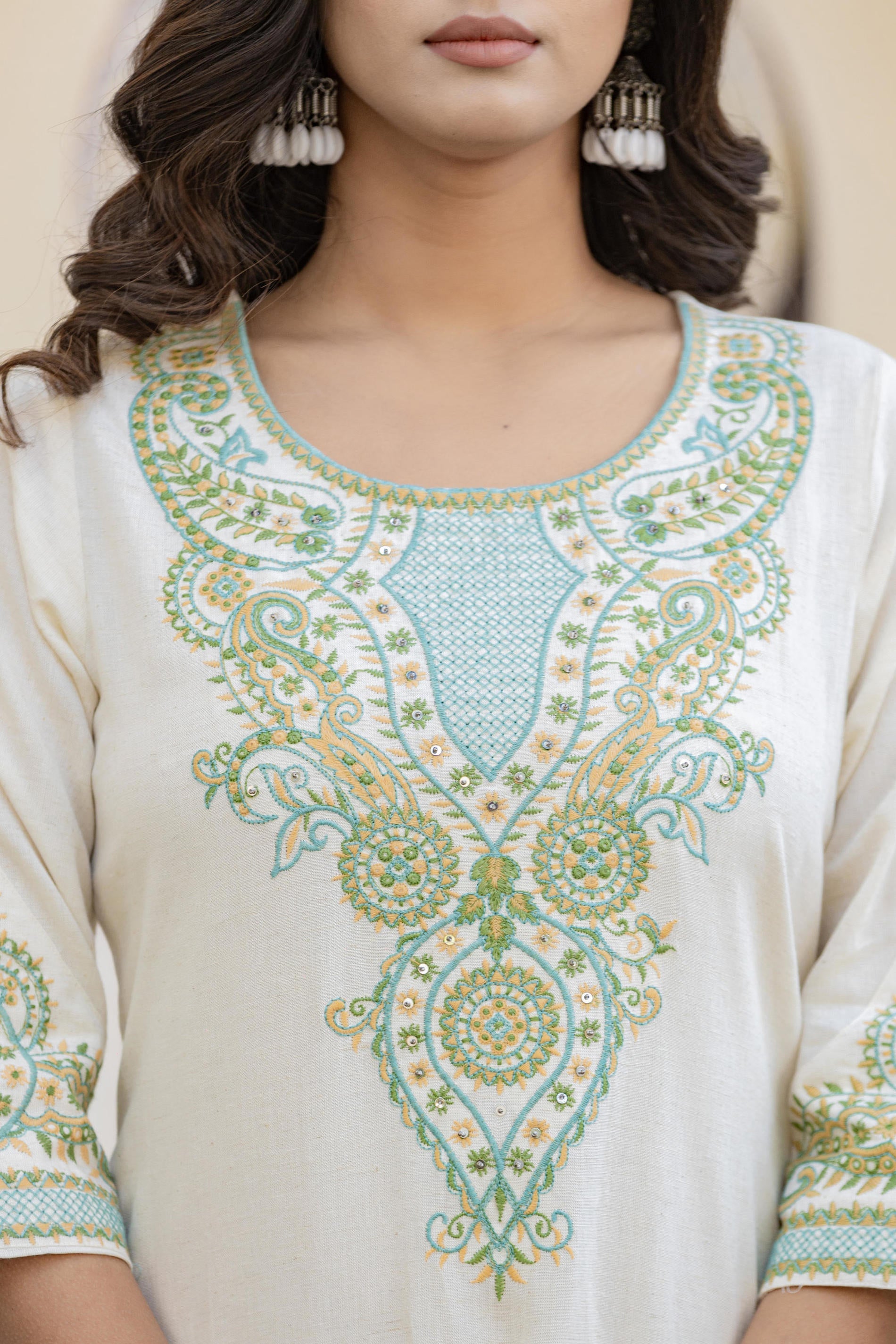 Juniper Multi Color Ethnic Printed Kurta Set with Dupatta - Distacart