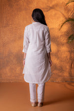Thumbnail for Juniper Off-White Chikankari Kurta - Distacart