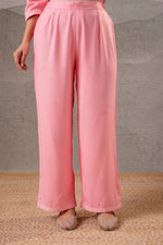 Thumbnail for Juniper Peach Bloom Embroidered Co-Ord Set - Distacart