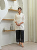 Juniper White Solid Cotton Tunic With Schiffli Work - Distacart