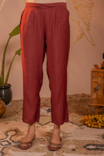Thumbnail for Juniper Rosegold Blossom -Pinted Kurta Pant And Dupatta Set - Distacart