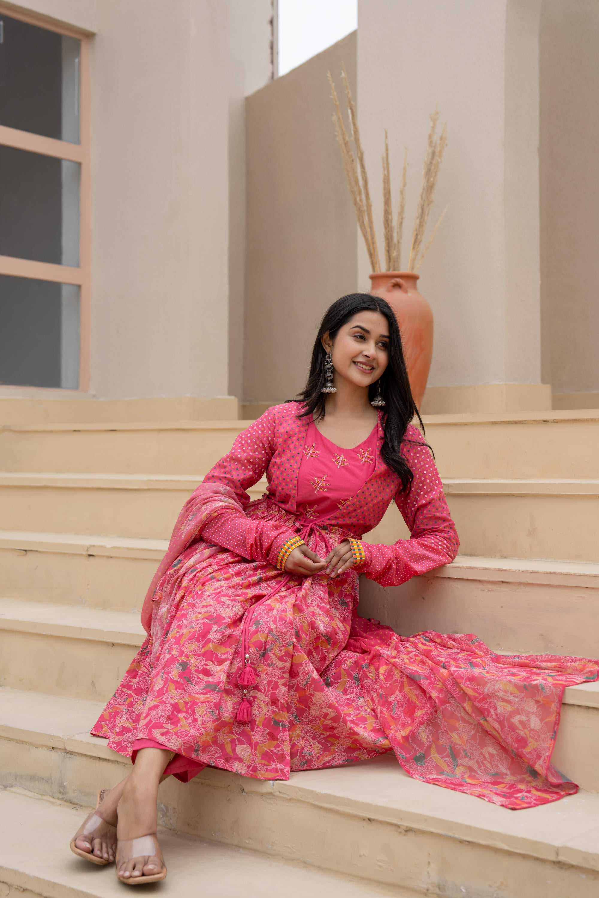 Buy Juniper Fuchsia Embroidered & Printed Layered Dress Set with Dupatta Online at Low Price. Buy Juniper Fuchsia Embroidered & Printed Layered Dress Set with Dupatta Online at Low Price.