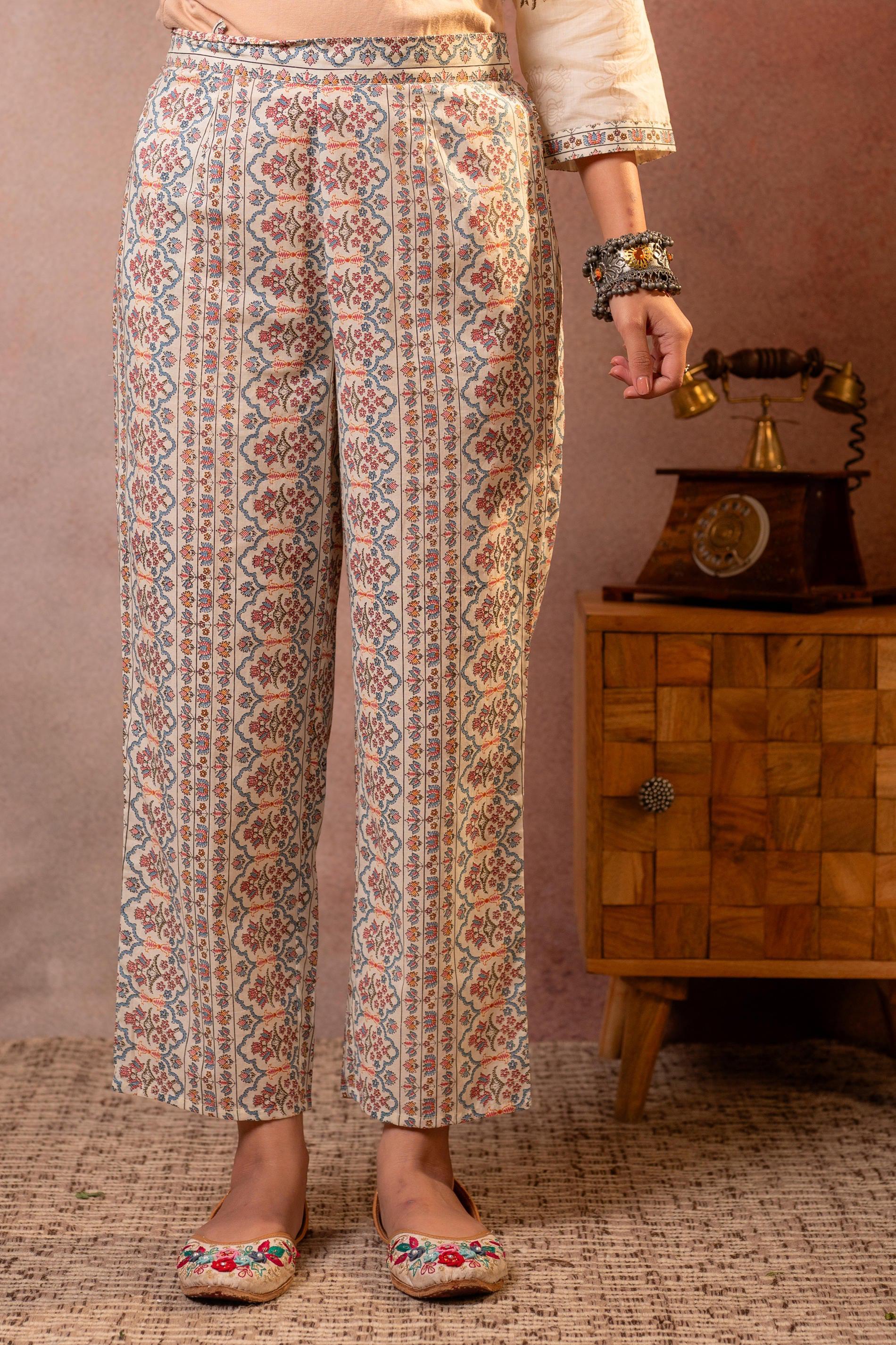 Juniper Off-White Blossom Printed Co-ord Set - Distacart