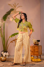 Thumbnail for Juniper Palm Muse Beige Co-Ord Set - Distacart