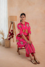 Thumbnail for Juniper Gulnaar Heritage Print Kurta And Pant Set - Distacart