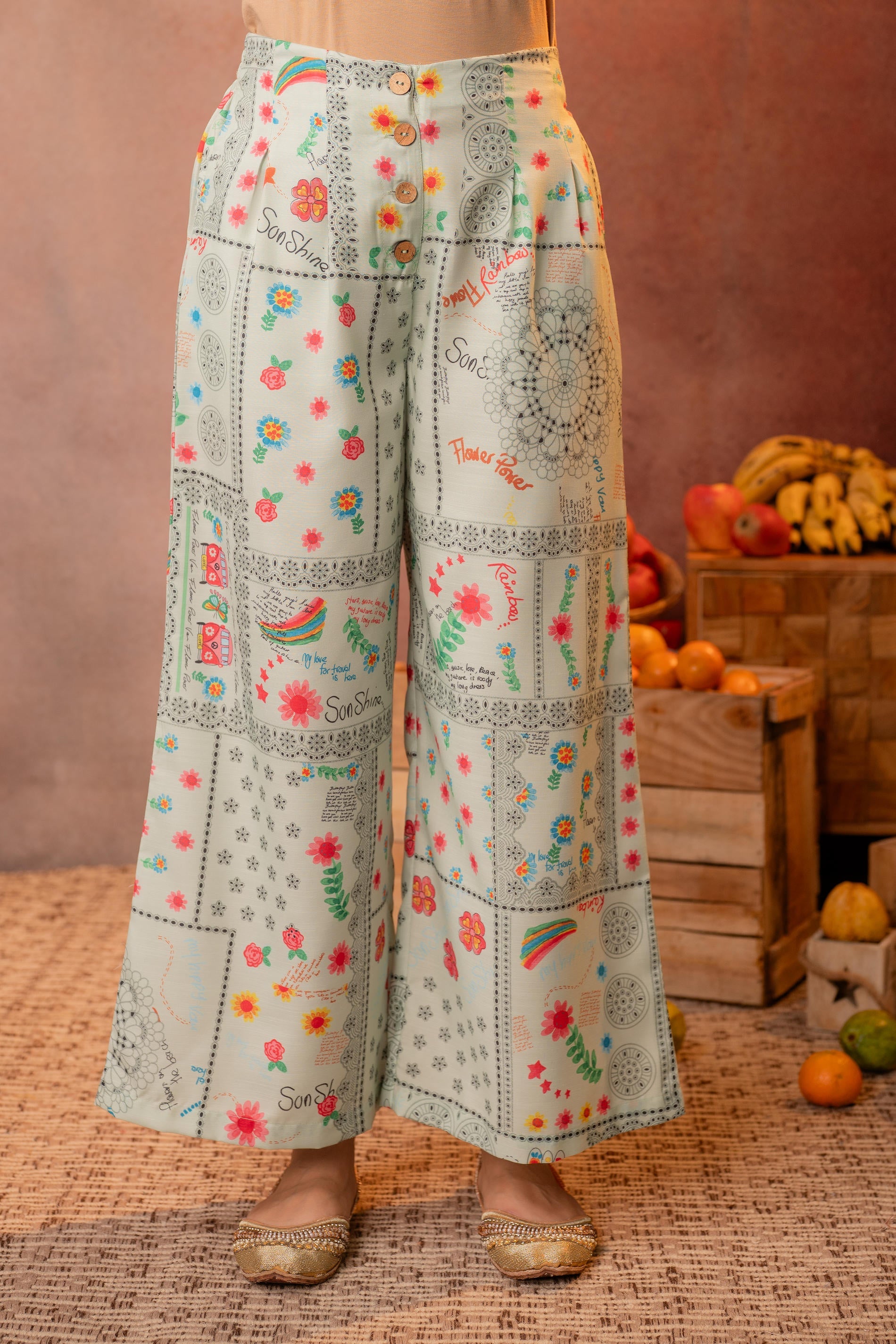 Juniper Folk Scribble Garden Co-Ord Set - Distacart
