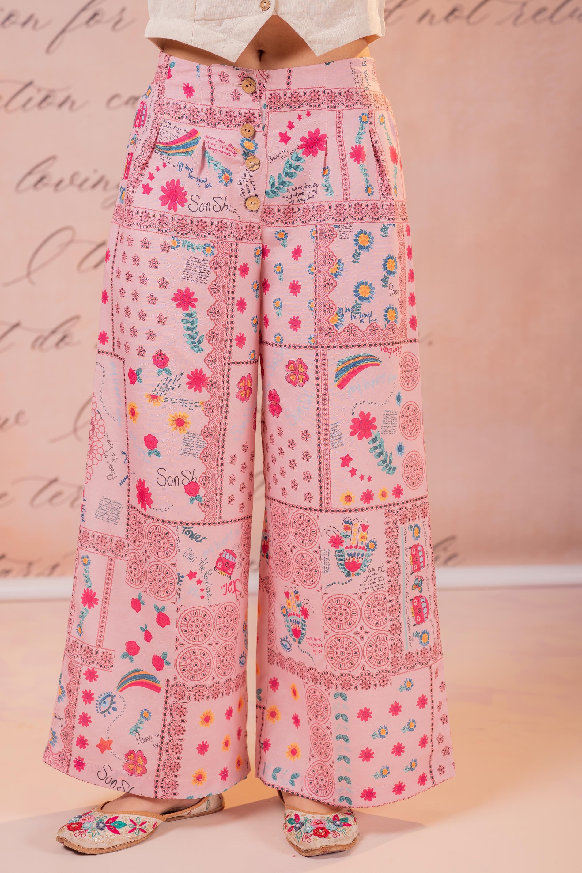 Juniper Folk Scribble Garden Co-Ord Set - Distacart
