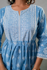 Thumbnail for Juniper Neel Kamal Tiered Anarkali Dress - Distacart