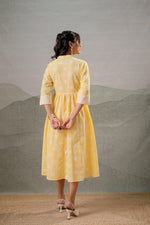 Thumbnail for Juniper Genda Phool Gathered Anarkali Dress - Distacart