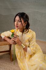 Thumbnail for Juniper Genda Phool Gathered Anarkali Dress - Distacart