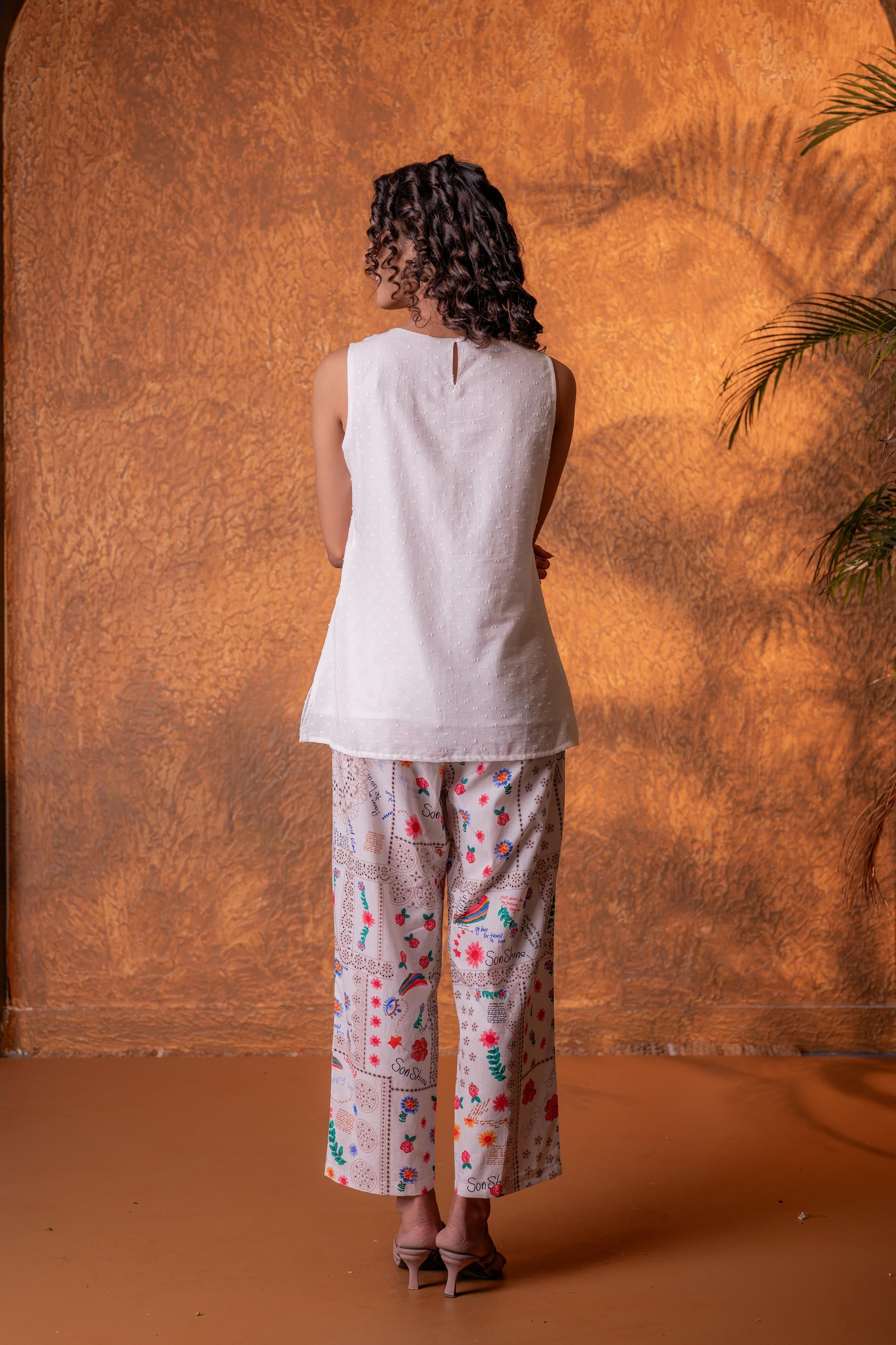 Juniper Cotton Garden Patch Co-Ord Set - Distacart