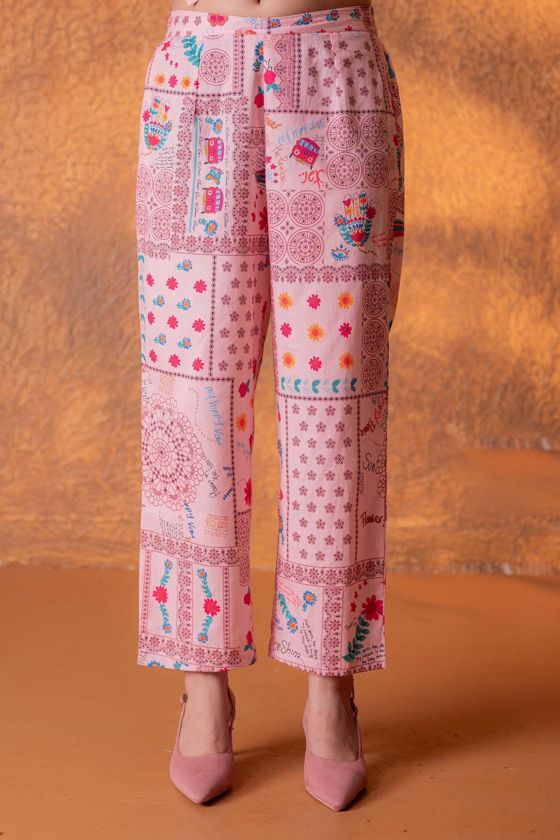 Juniper Blush Garden Patch Co-Ord Set - Distacart