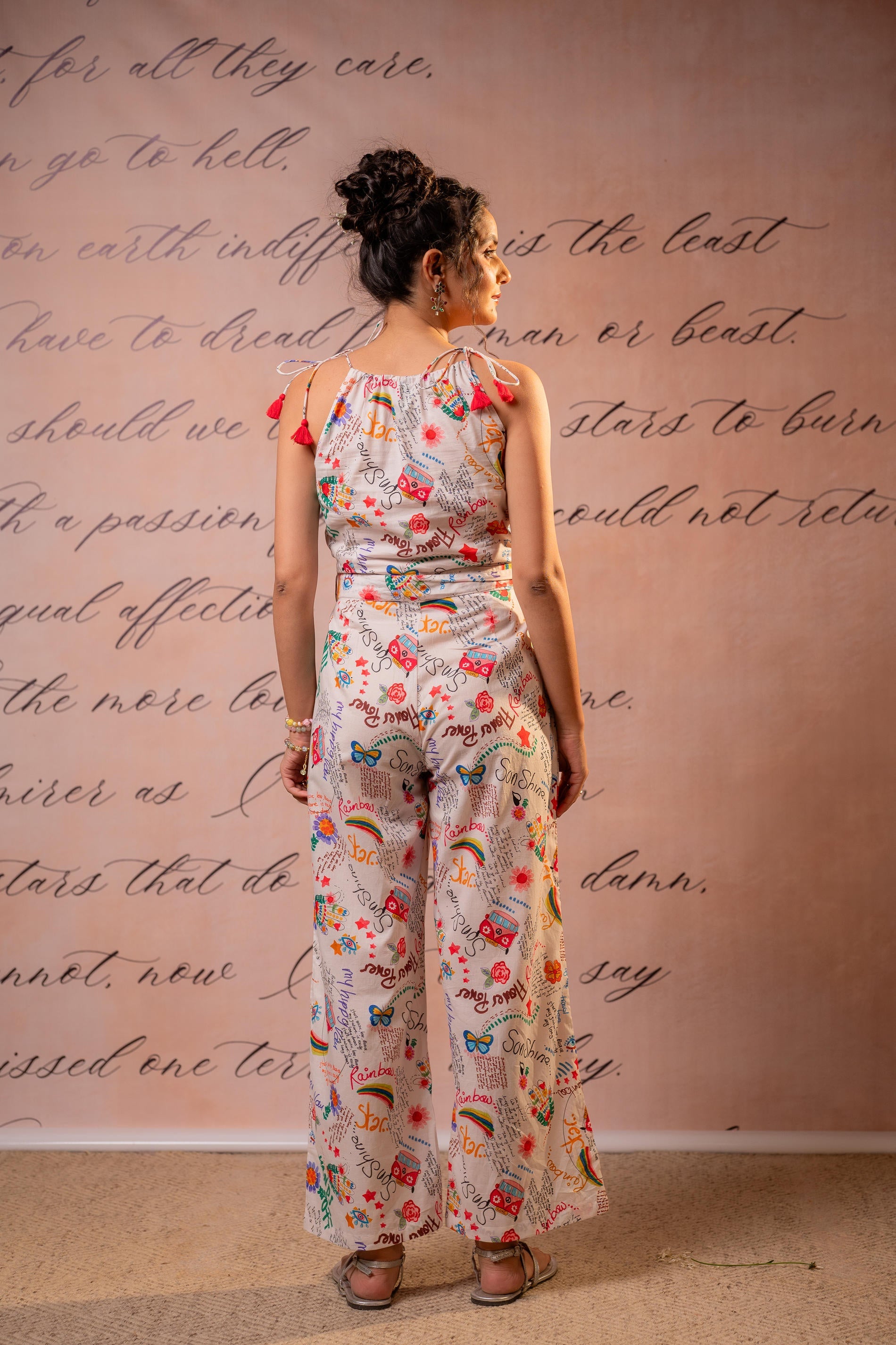 Juniper Canvas Carnival Printed Jumpsuit - Distacart