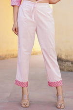 Thumbnail for Juniper Light Pink Ethnic Motif Printed Kurta Pant And Dupatta Set With Mirror & Thread Work - Distacart