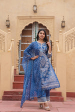 Thumbnail for Juniper Blue Women's Kurta Set