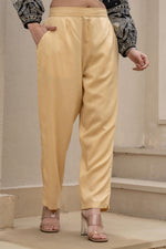 Thumbnail for Juniper Gold Solid Viscose Pants