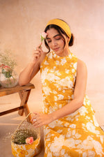 Thumbnail for Juniper Golden Petal Daywear Kurta And Pant Set - Distacart