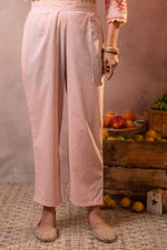 Thumbnail for Juniper Gulbahaar Blush Floral Kurta Pant And Dupatta Set - Distacart