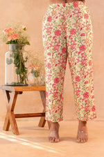 Thumbnail for Juniper Noor-e-Gul SageGreen Printed Kurta Pant And Dupatta Set - Distacart