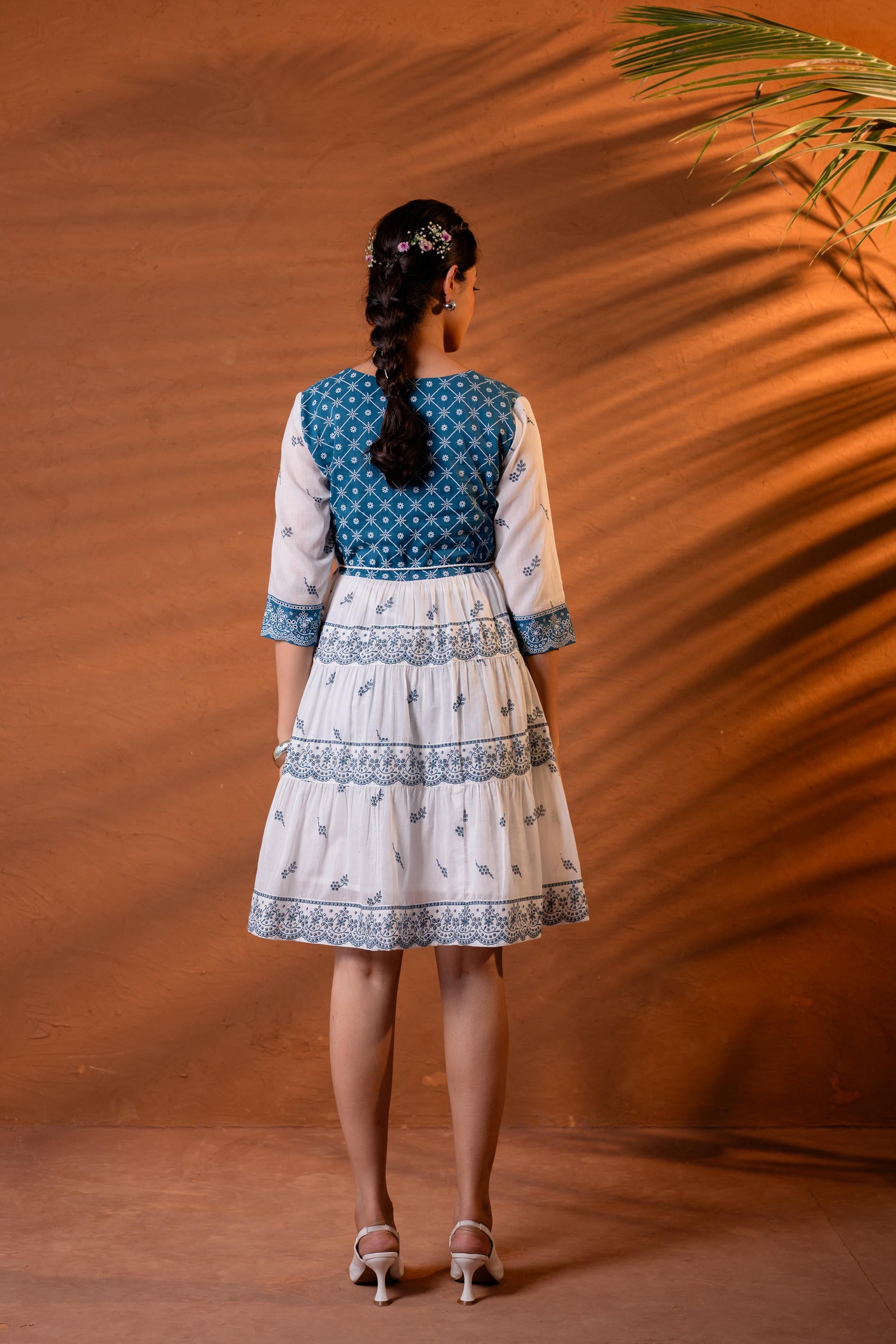 Juniper Indigo Heritage Tier Dress - Distacart