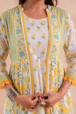 Thumbnail for Juniper Sunlit Gulbahaar Floral Tiered Dress - Distacart