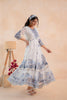 Juniper Gulnaar Neel Garden Panelled Dress - Distacart