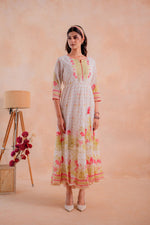 Thumbnail for Juniper Gulnaar Garden Panelled Dress - Distacart