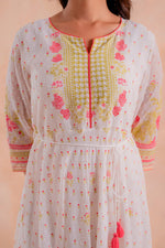 Thumbnail for Juniper Gulnaar Garden Panelled Dress - Distacart