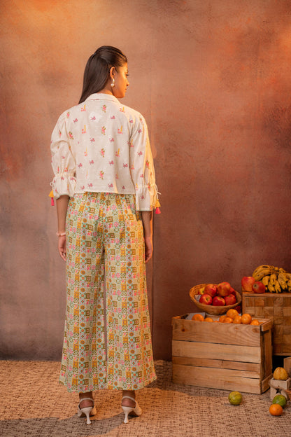 Juniper Ivory Folk Mosaic Co-Ord Set - Distacart