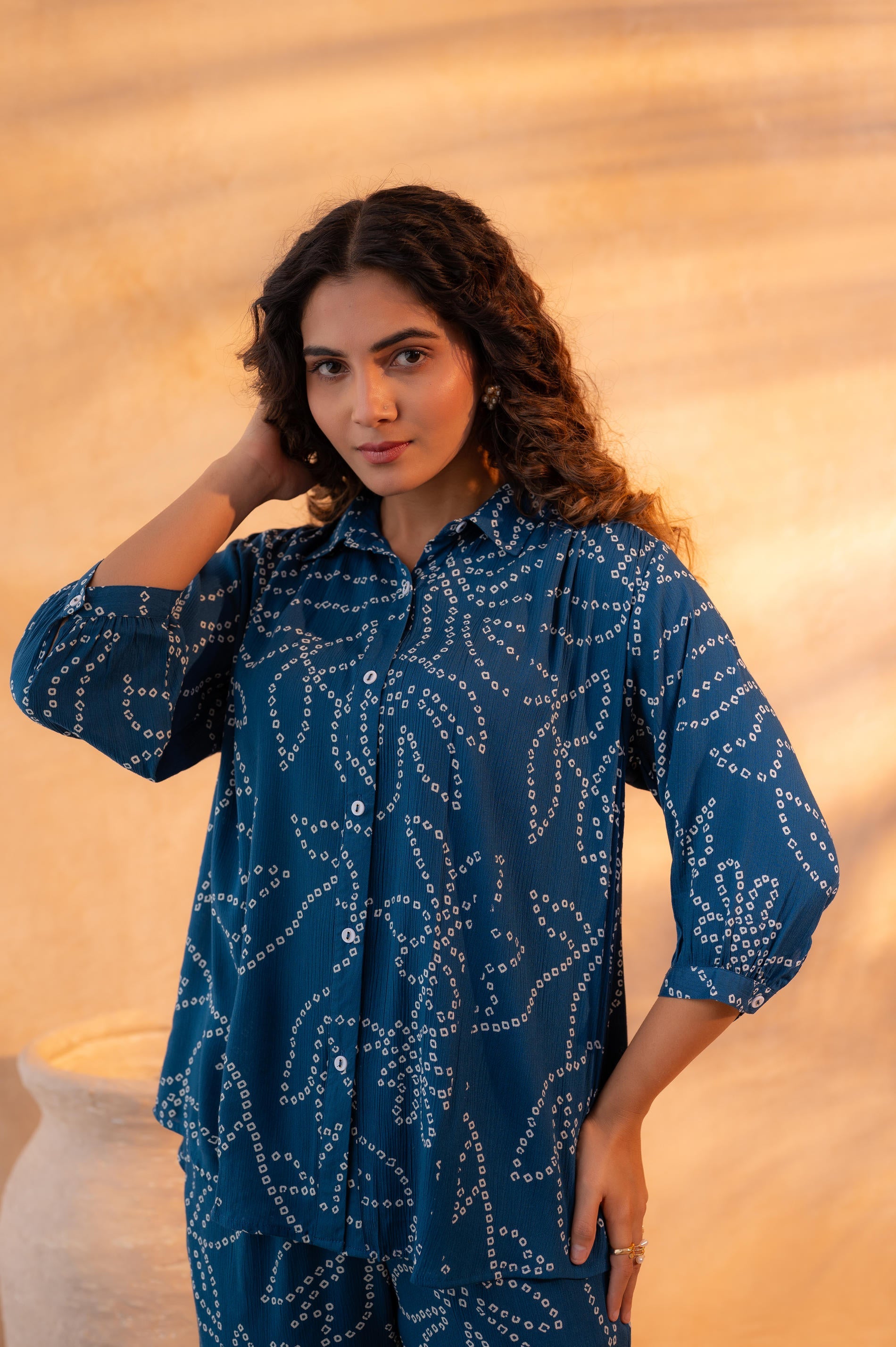 Juniper Indigo Whisper Co-Ord Set - Distacart