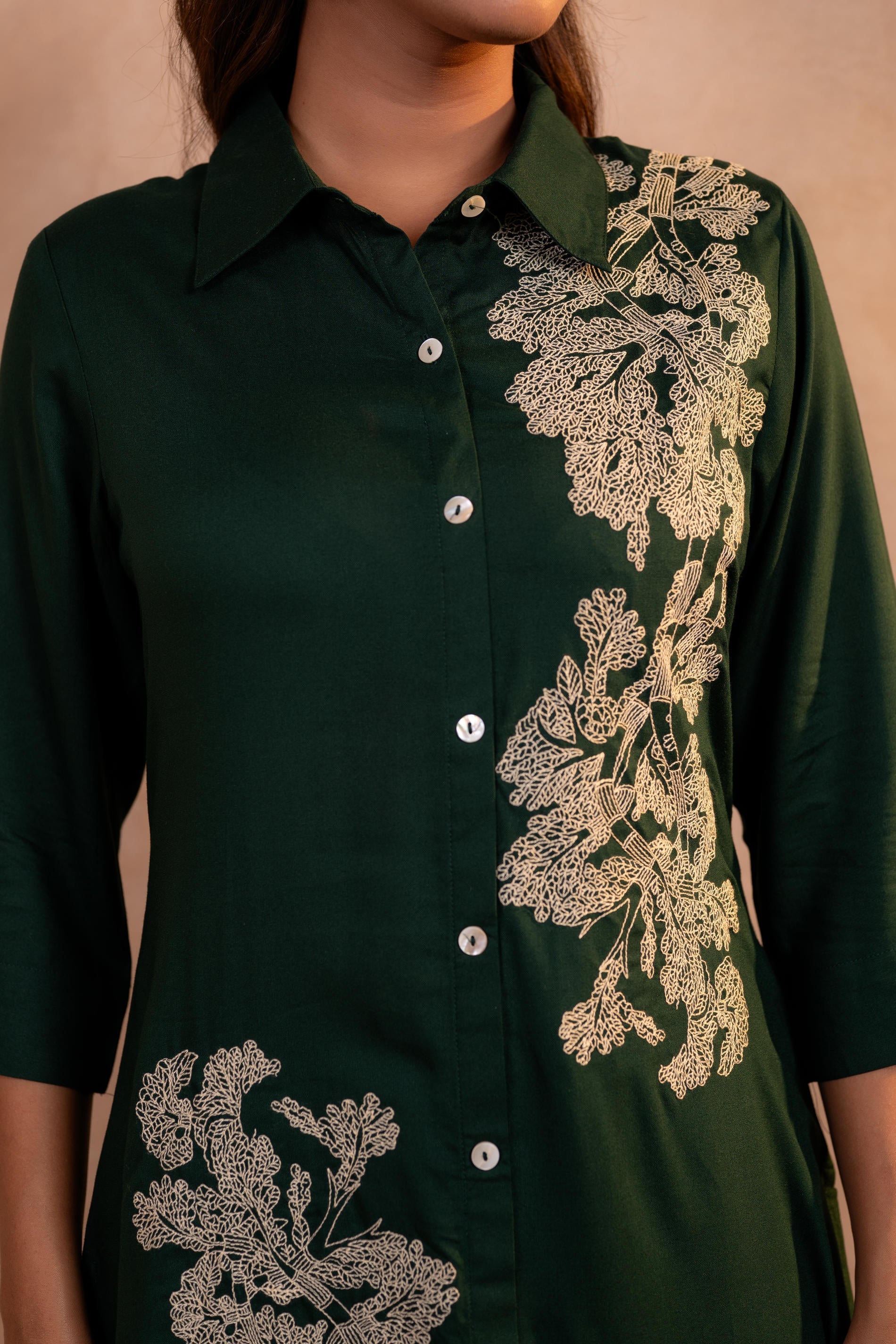 Juniper Forest Bloom Printed Kurta Set - Distacart