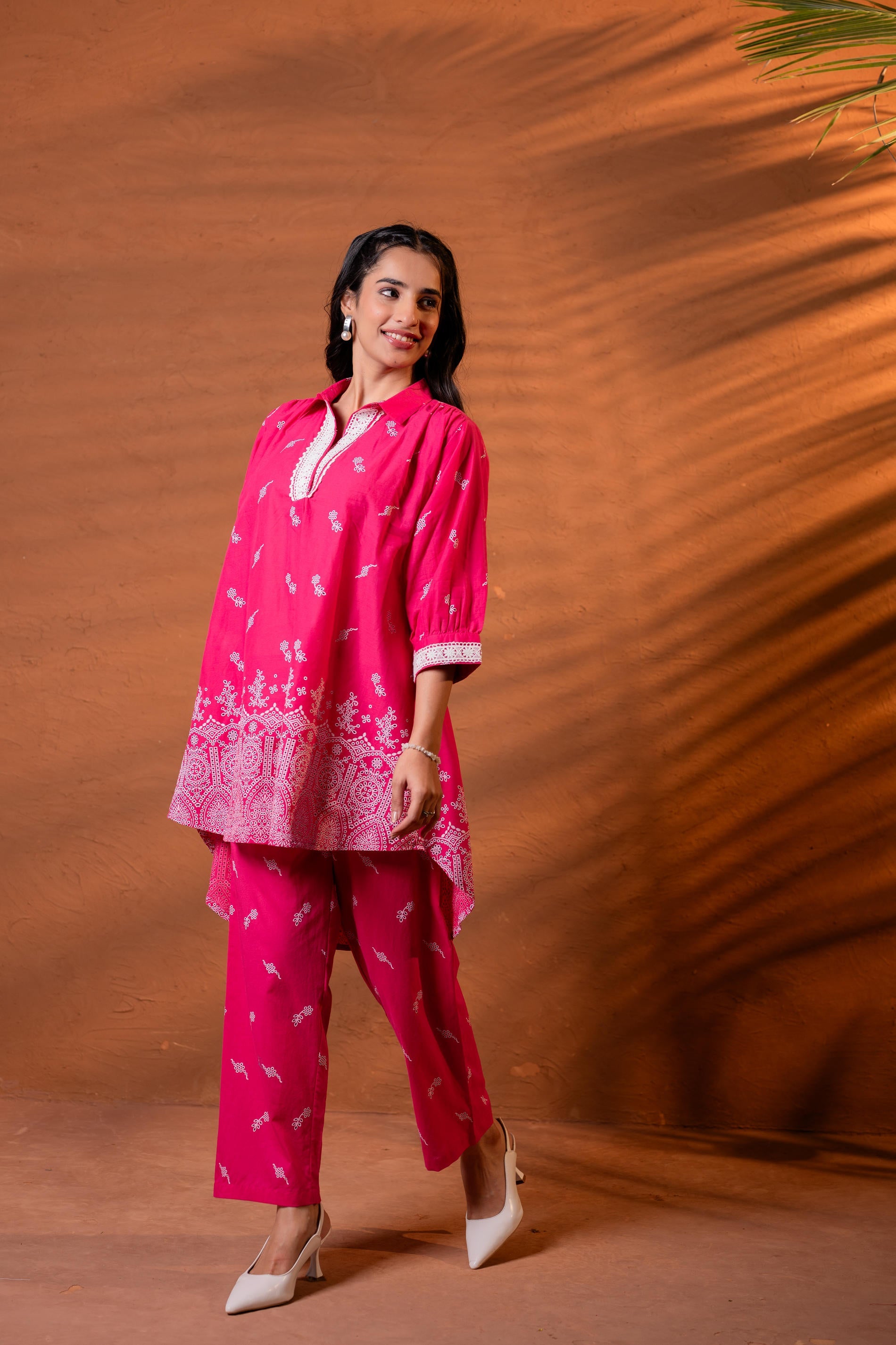 Juniper Gulnaar Festive Printed Kurta Set - Distacart