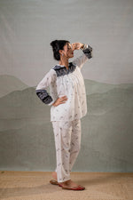 Thumbnail for Juniper Ivory Kalaa Printed Tunic Set - Distacart