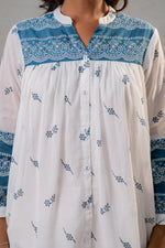 Thumbnail for Juniper Ivory Kalaa Printed Tunic Set - Distacart