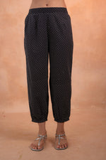 Thumbnail for Juniper Noir Ikat Echo Black & White Printed Kurta Pant And Dupatta Set - Distacart