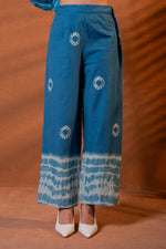 Thumbnail for Juniper Neel Rekha Indigo Tunic Set - Distacart