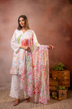 Thumbnail for Juniper Gulnaar Garden Printed Kurta Set - Distacart